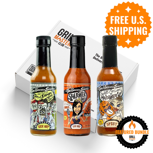 Torchbearer Hot Sauce 3-Pack: Son of Zombie, Slaughter & Sweet Onion Habanero
