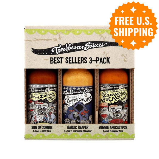As Seen on Hot Ones 3-Pack by Torchbearer Sauces