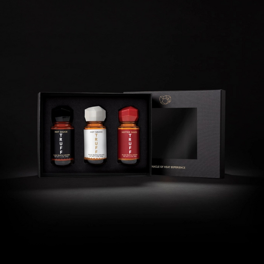 Truffle-Infused Hot Sauce Variety Pack by TRUFF (3-Pack Gift Set)