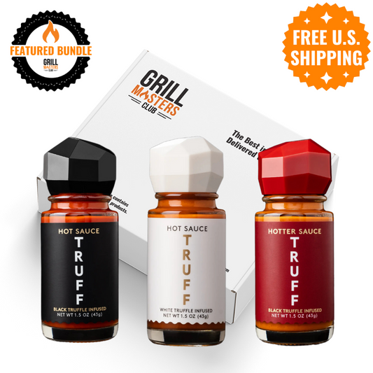 Truffle-Infused Hot Sauce Variety Pack by TRUFF (3-Pack Gift Set)