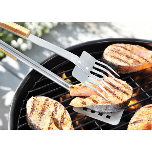 3-in-1 Locking Stainless Steel Claw Tongs - Verde Collection by Outset