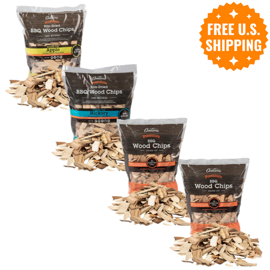 Wood Chip 4-Pack: Apple, Hickory, Cherry & Pecan