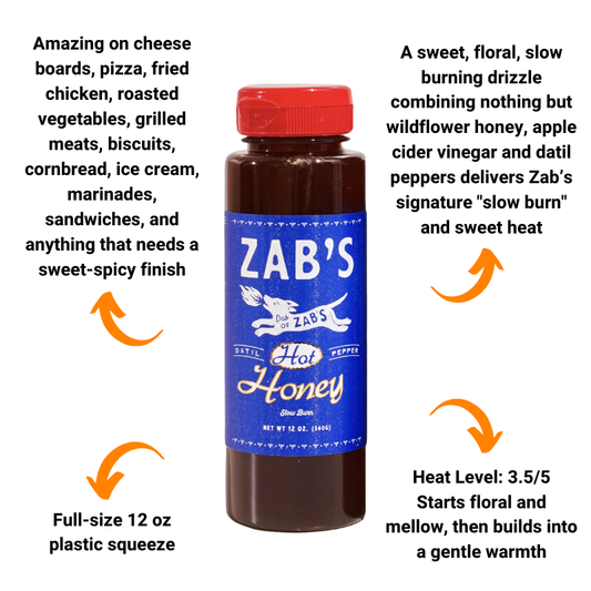 Zab's Hot Honey (12 oz)