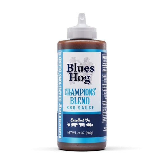 Blues Hog Champions' Blend BBQ Sauce (24 oz) - Sweet, Smokey & Tangy