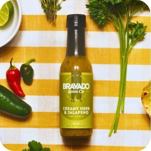 Creamy Herb & Jalapeno Hot Sauce by Bravado Spice Co. (5 oz)