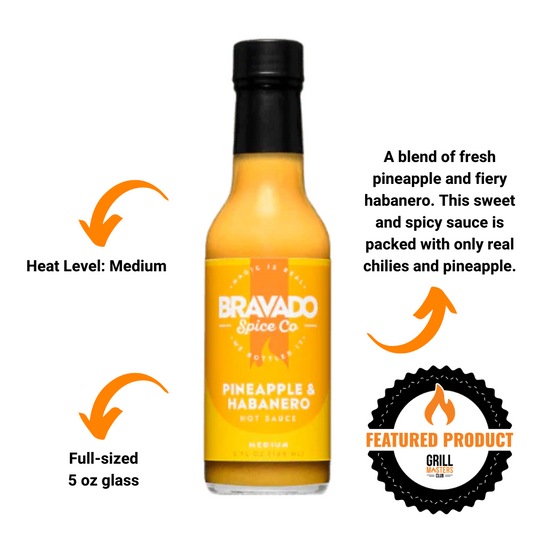Pineapple & Habanero Hot Sauce by Bravado Spice Co. (5 oz)