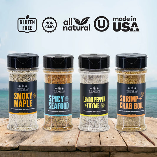 Seafood Seasoning Collection (4-Pack) by The Spice Lab