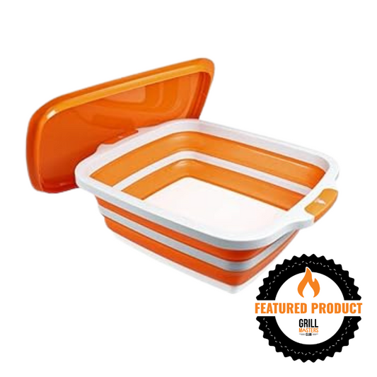 XL BBQ Prep Tub by Drip EZ - Classic Orange