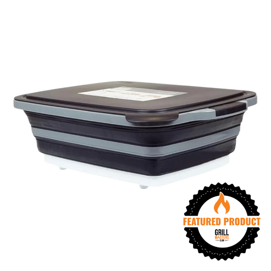 XL BBQ Prep Tub by Drip EZ - Pitmaster Black