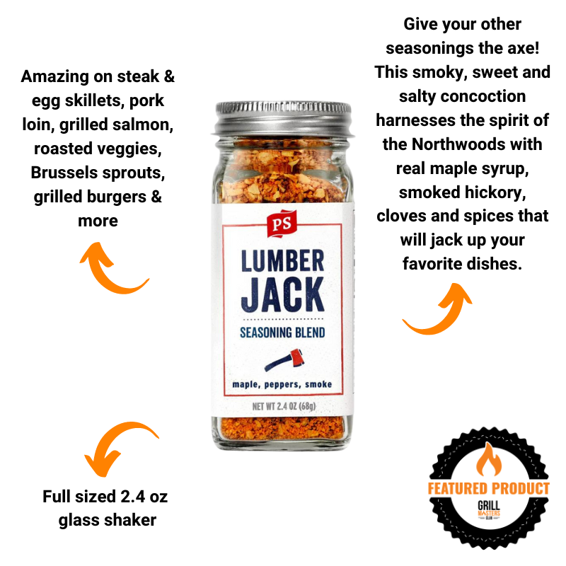 Lumberjack Hickory Maple Seasoning by PS Seasoning (2.4 oz) Grill