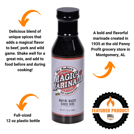 Mis’ Rubin’s Magic Marinade - perfect for smashburgers