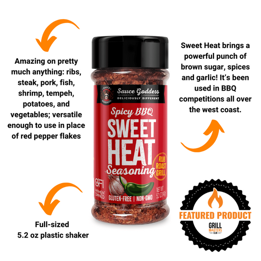 Sweet Heat Seasoning by Sauce Goddess (5.2 oz)