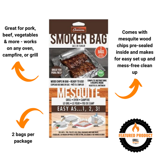 Mesquite Smoker Bags by Camerons - 11x12" (2 Pack)