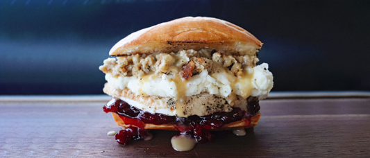 Leftover Turkey Sandwich, Thanksgiving sandwich, Turkey Sandwich