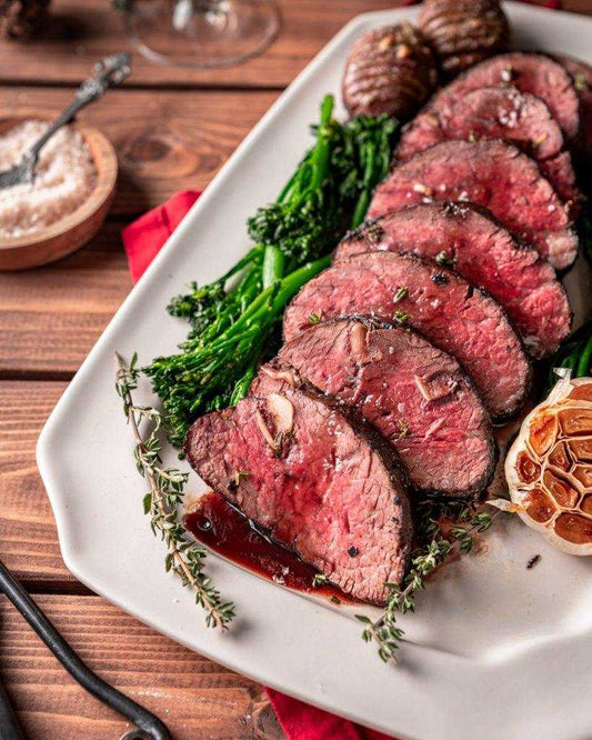 herb crusted tenderloin, beef tenderloin, prime rib, holiday tenderloin, christmas tenderloin
