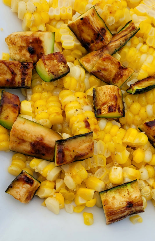 Grilled Corn, Grilled zucchini
