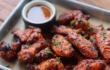 sweet heat grilled wings