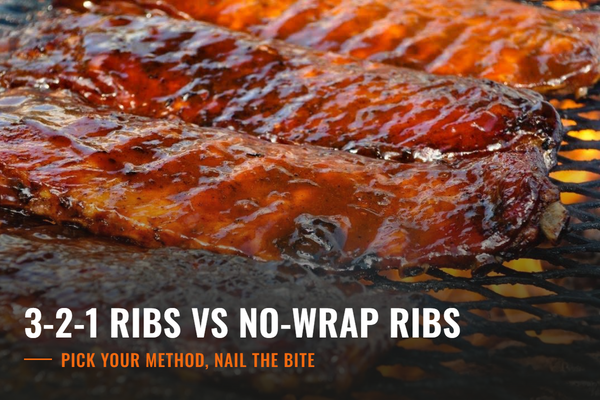 Perfectly glazed spare ribs on a grill grate