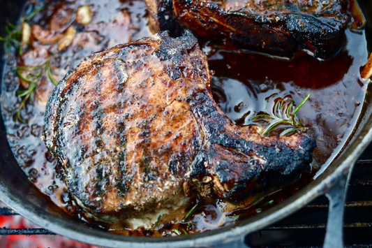 Glazed Santa Fe Pork Chops