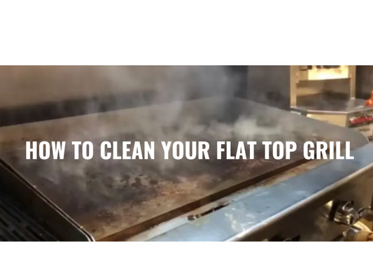 how to clean a flat top grill, cooking with a flat top grill