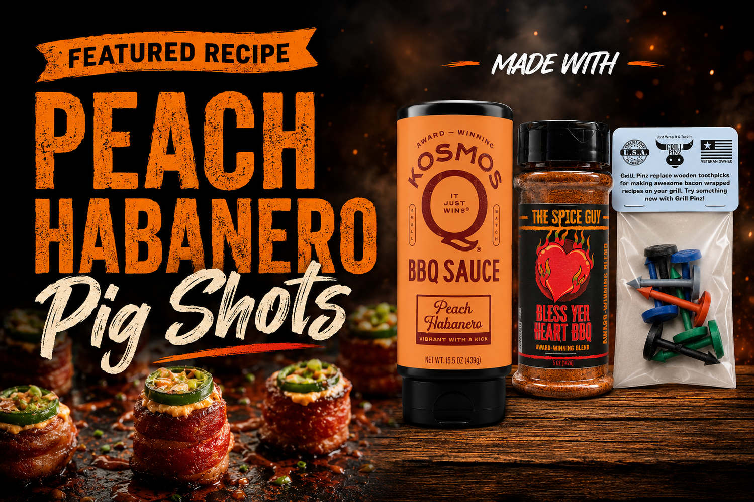 Peach Habanero Pig Shots Recipe