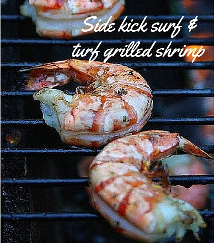Side kick surf & turf grilled shrimp