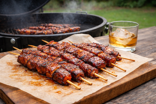Sweet Heat Pork Belly Skewers Recipe