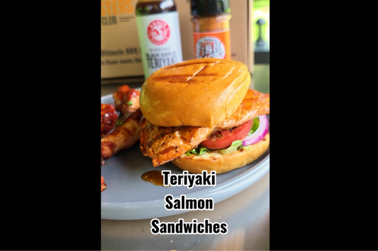 Teriyaki Salmon Sandwiches (Grilled or Smoked)