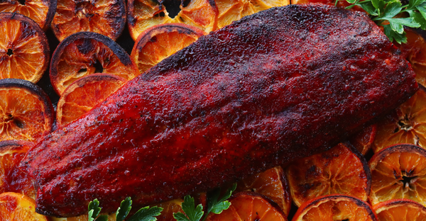 citrus smoked bbq salmon