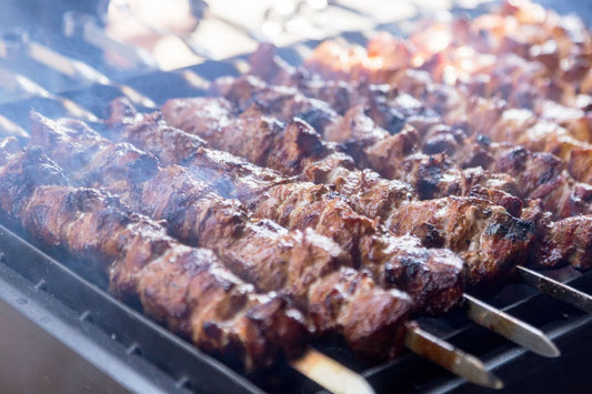 Hot & Fast Espresso BBQ Lamb Skewers