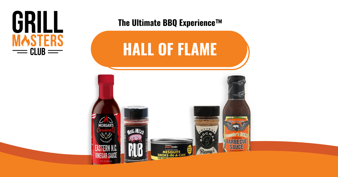grill masters club, bbq box, hall of flame