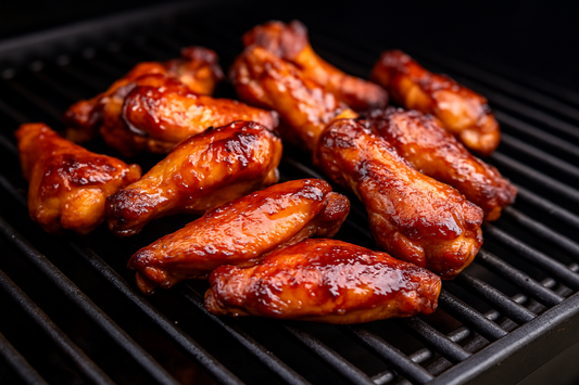 Beer Bacon Hot Honey Wings