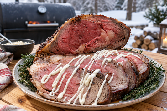 Prime Rib with Horseradish Sauce