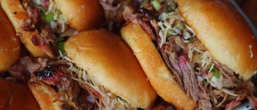 Carolina Pulled Pork Sandwiches and Slaw
