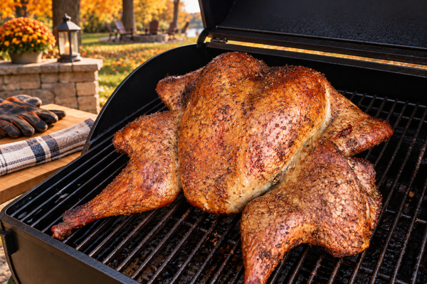 Smoked Turkey on a Grill