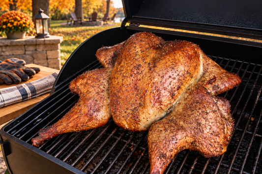 Smoked Turkey on a Grill