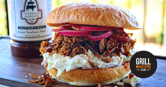 Smoked Pulled Pork Sandwich w/ Southern Slaw