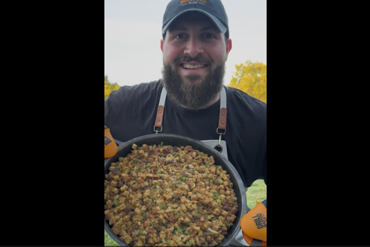 Smoked Turkey Sausage Stuffing Recipe + Video