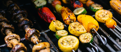 bbq veggies, grilled veggies, veggie skewers