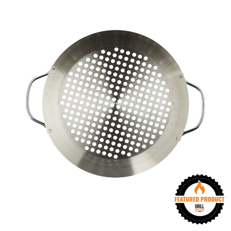 12" Stainless Steel Grill Pan with Handles by TableCraft