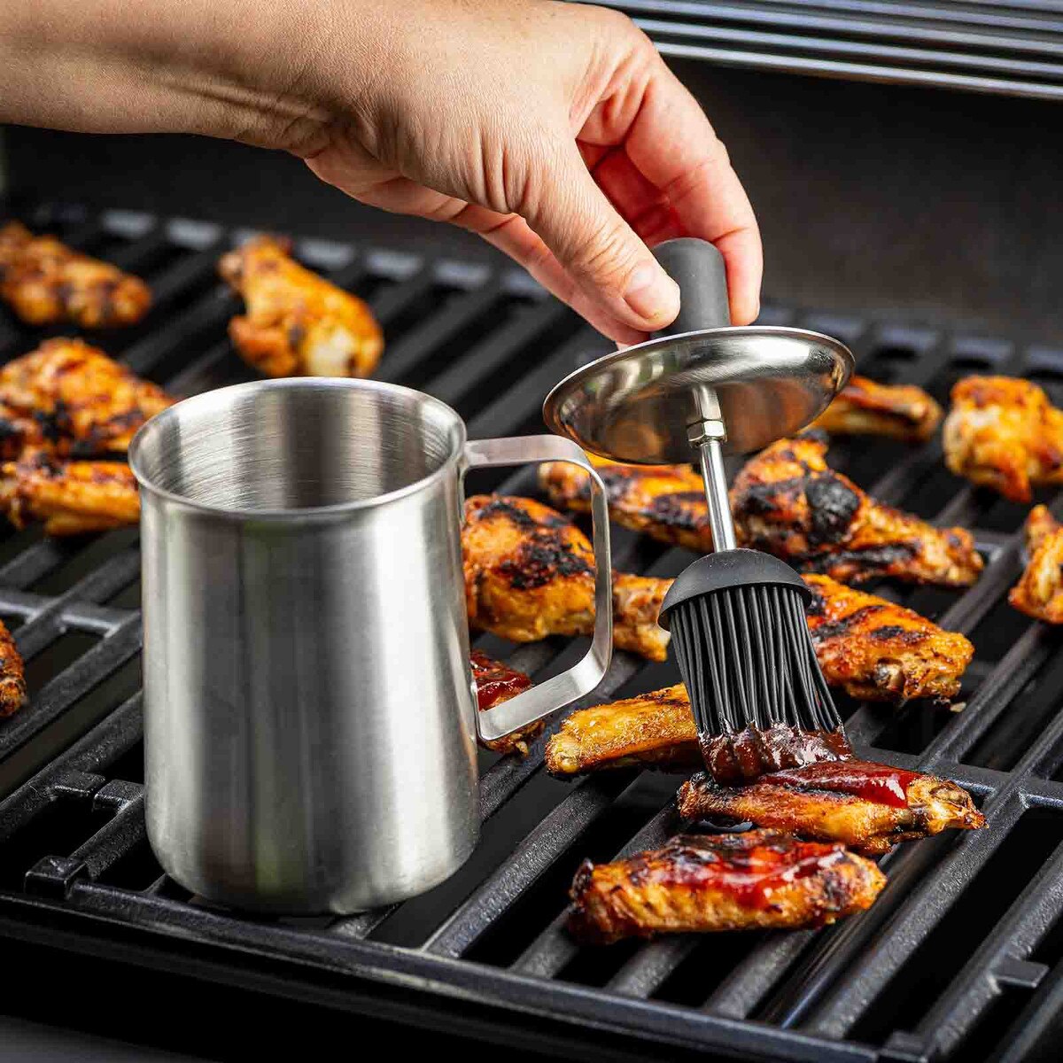 16 oz Sauce Pot w/ Silicone Basting Brush by TableCraft