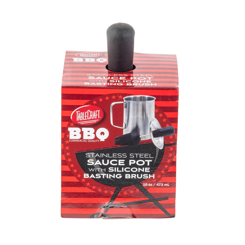 16 oz Sauce Pot w/ Silicone Basting Brush by TableCraft