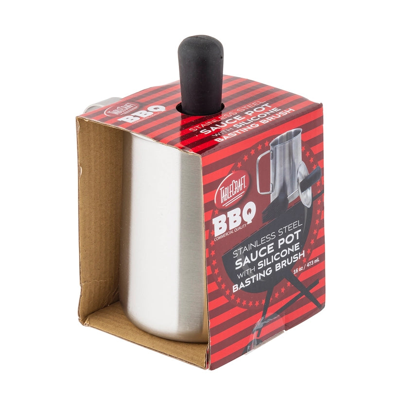 16 oz Sauce Pot w/ Silicone Basting Brush by TableCraft