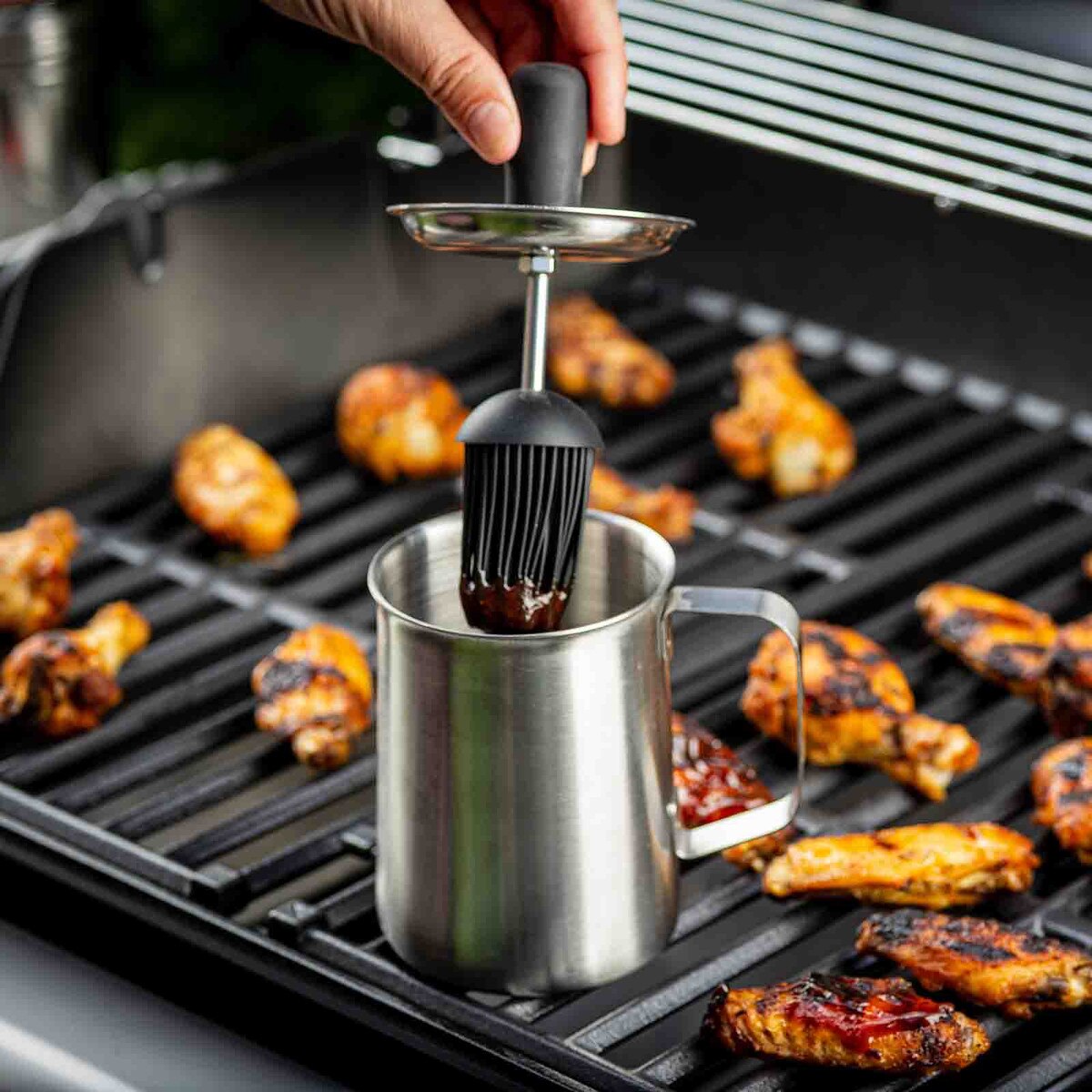 16 oz Sauce Pot w/ Silicone Basting Brush by TableCraft