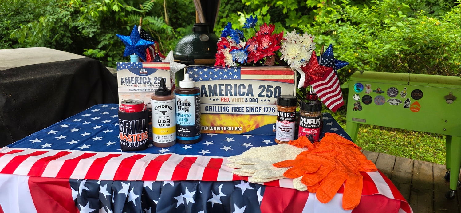 America 250 Commemorative BBQ Bundle - Celebration of American Grilling