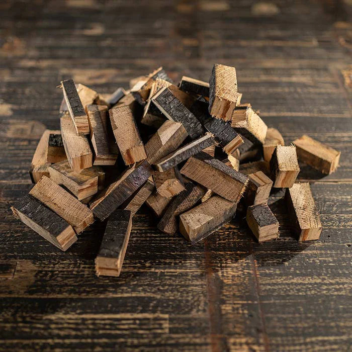 Kentucky Bourbon Barrel Smoking Chunks on a Table