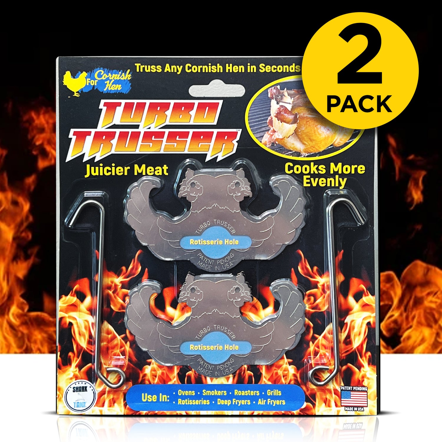Turbo Trusser - Cornish Hen (2-pack)