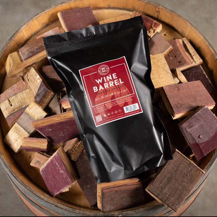 Red Wine Barrel Smoking Wood BBQ Chunks (2 lb)
