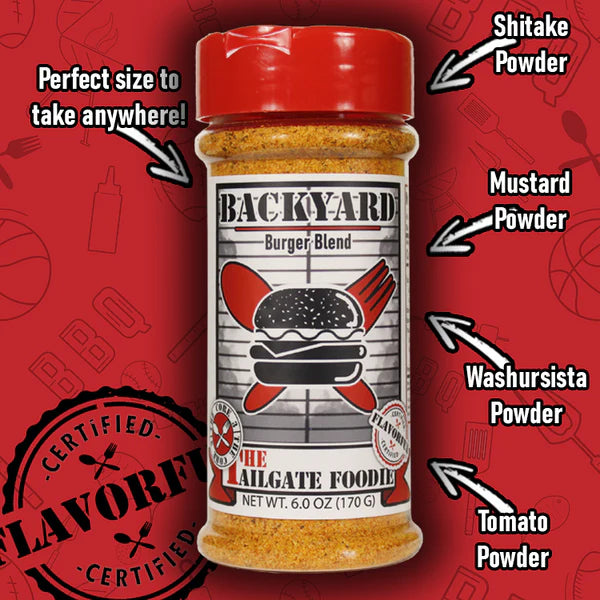 Backyard Burger Blend by The Tailgate Foodie (6 oz)