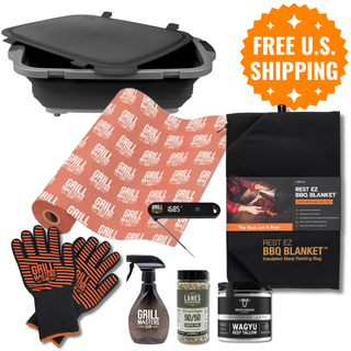 Baller Brisket Accessory Bundle: Prep Tub, Resting Blanket, Butcher Paper, Tallow + More